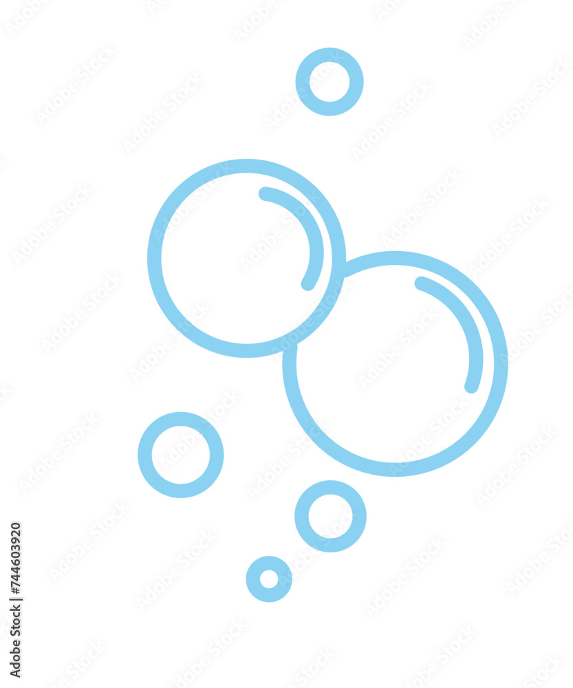 Bubble Line Icon. Soap Foam, Fizzy Drink, Oxygen Bubble Linear Pictogram. Circle Bubble Soap Outline Icon. Cleaning, Laundry, Washing. Editable Stroke. Isolated Vector Illustration. Bubble Line Icon. Soap Foam, Fizzy Drink, Oxygen Bubble Linear Pictogram. Circle Bubble Soap Outline Icon. Cleaning, Laundry, Washing. Editable Stroke. Isolated Vector Illustration.