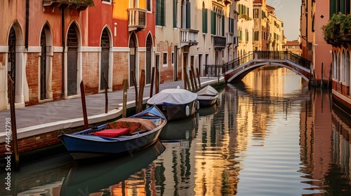 View of the canal in Venice, Italy © I