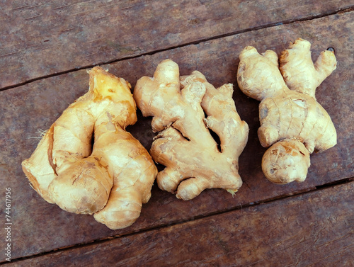 Ginger root spice food ingredient a pungent aromatic rhizome of a tropical asian herb indian adarak chinese culinary and folk medicine zingiber officinale, image stock photo 