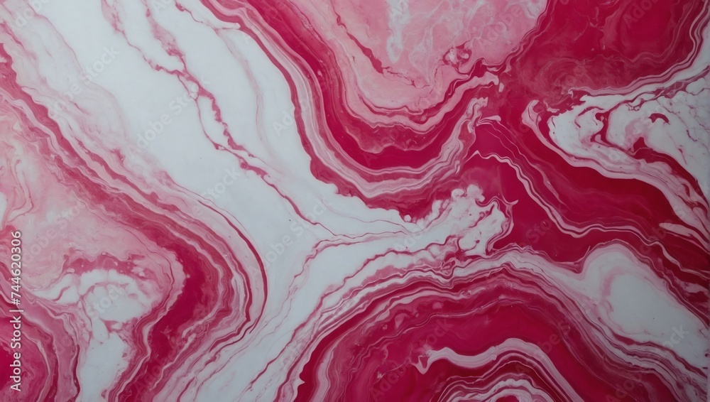 Marble ink vibrant pink. Pink marble pattern texture abstract background. Can be used for background or wallpaper. 