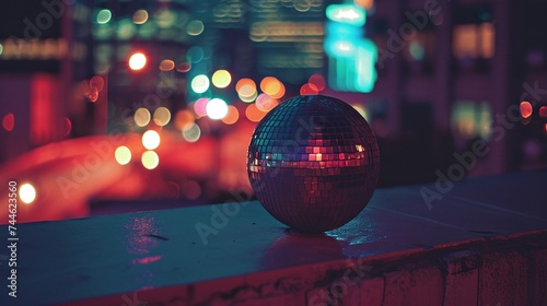 disco ball with lights © zaen_studio