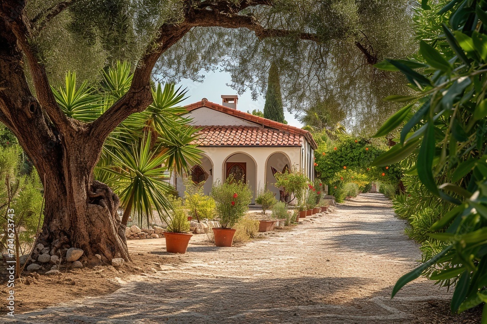 RusticCharm MedVilla with Olive Grove,Olive Tree Paradise Mediterranean Villa