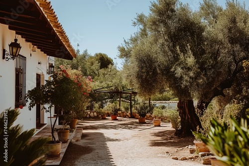 RusticCharm MedVilla with Olive Grove,Olive Tree Paradise Mediterranean Villa © ChickyKai