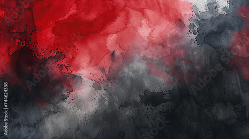 Red and Black watercolor texture