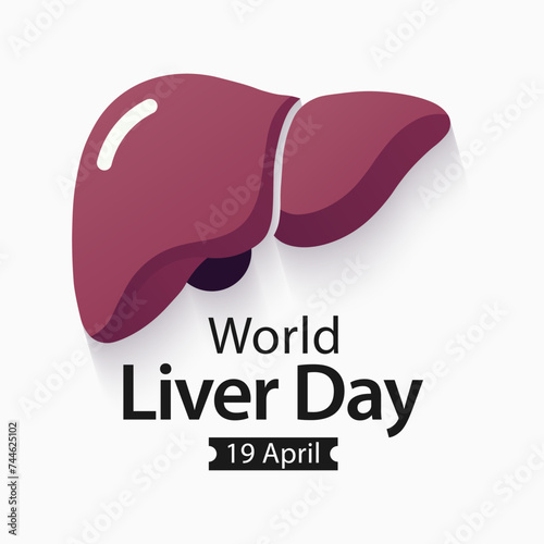 World Liver day is observed each year on April 19th across the globe. aims to raise global awareness of hepatitis a group of infectious diseases known as Hepatitis  A, B, C, D, and E. Vector art.