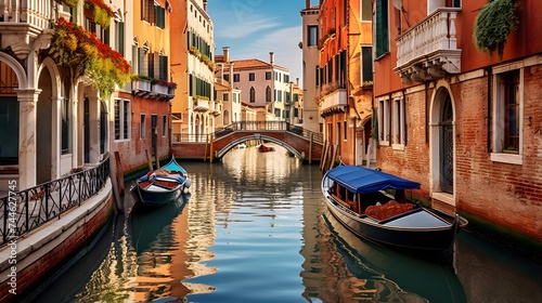 Canals of Venice, Italy.