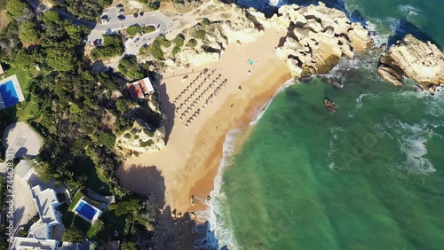 Kilada bay in Europe, Greece, Peloponnese, Argolida, in summer on a sunny day. photo