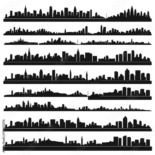 City skylines vector design