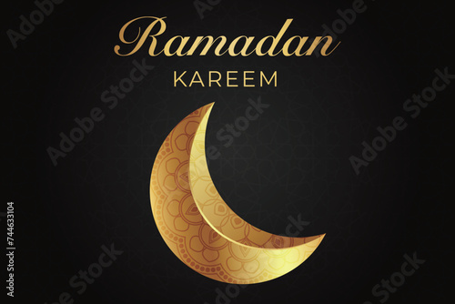 Ramadan, Eid al-Fitr, Islamic new year mosque background greeting card