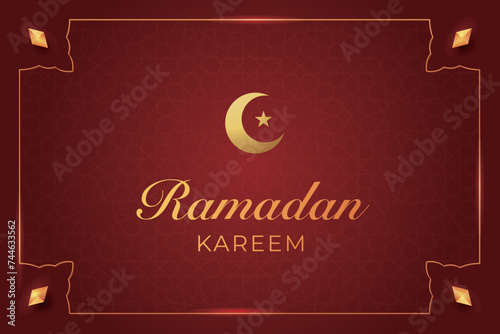 Ramadan, Eid al-Fitr, Islamic new year mosque background greeting card