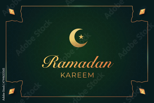 Ramadan, Eid al-Fitr, Islamic new year mosque background greeting card