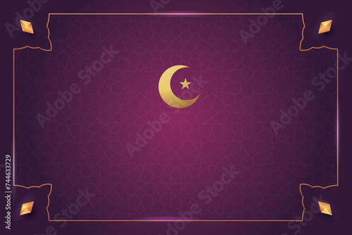 Ramadan, Eid al-Fitr, Islamic new year mosque background greeting card