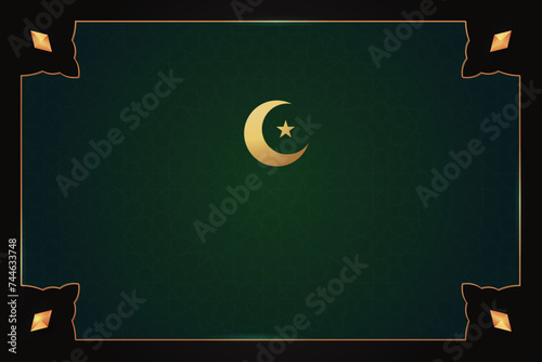 Ramadan, Eid al-Fitr, Islamic new year mosque background greeting card