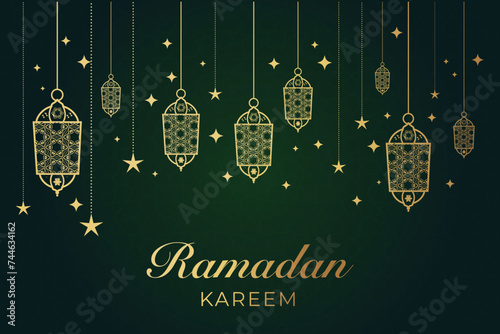 Ramadan, Eid al-Fitr, Islamic new year mosque background greeting card