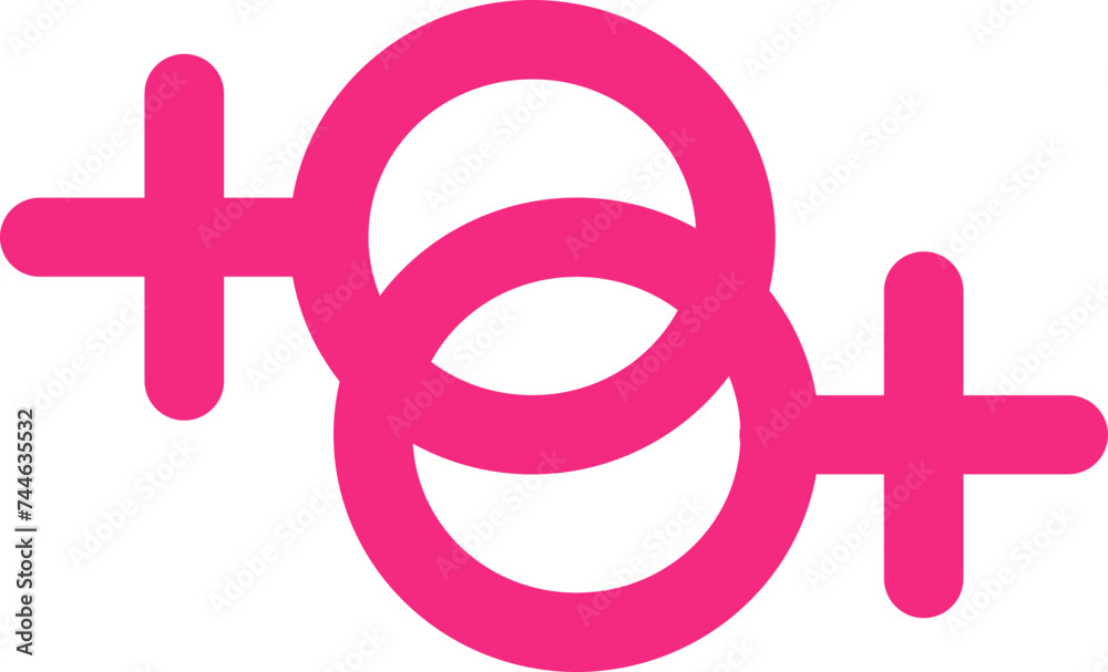 Obraz premium same sex icon illustration