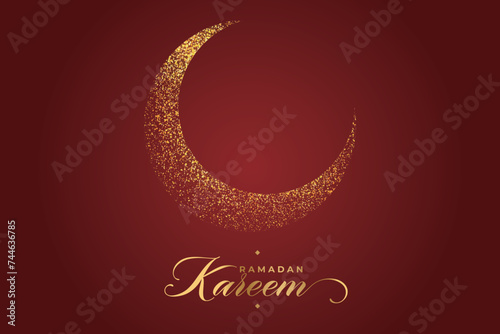 Ramadan, Eid al-Fitr, Islamic new year mosque background greeting card