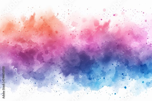 abstract watercolor background with watercolor splashes © paul