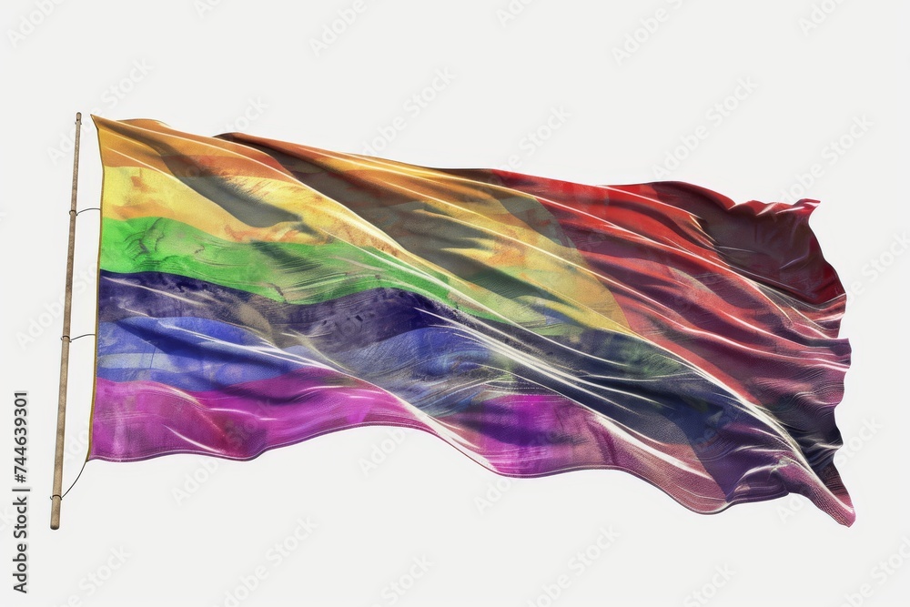 LGBTQ Pride illustration. Rainbow forgiveness colorful rainbow street ...