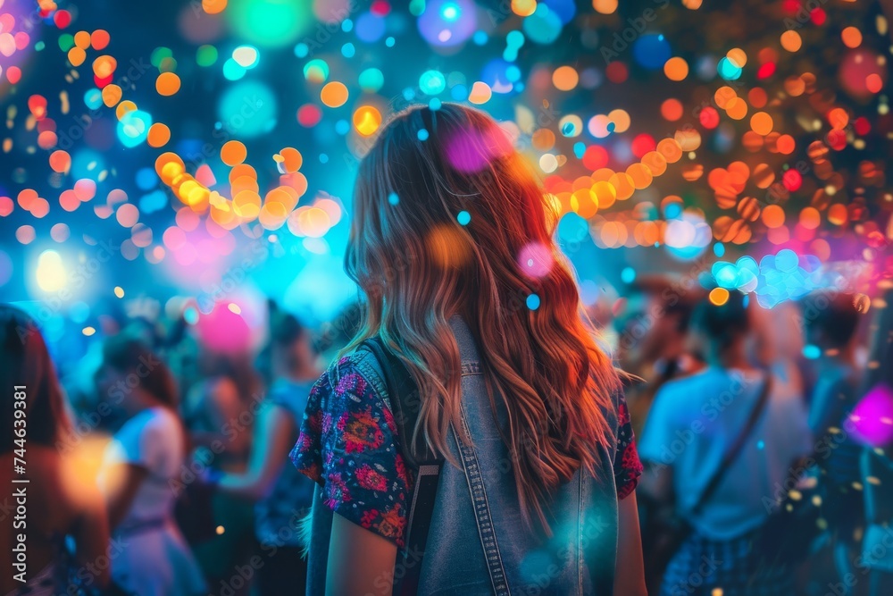 A moment frozen in revelry, where lights and laughter blur into a kaleidoscope of jubilation.
A moment frozen in revelry, where lights and laughter blur into a kaleidoscope of jubilation.