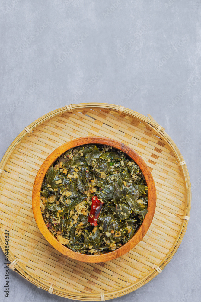 Traditionally cooked spinach and mixed with spices and coconut. Agathi Keerai recipe Tamil Nadu style. keerai poriyal made with green leaf and coconut. Traditionally cooked spinach and mixed with spices and coconut. Agathi Keerai recipe Tamil Nadu style. keerai poriyal made with green leaf and coconut.