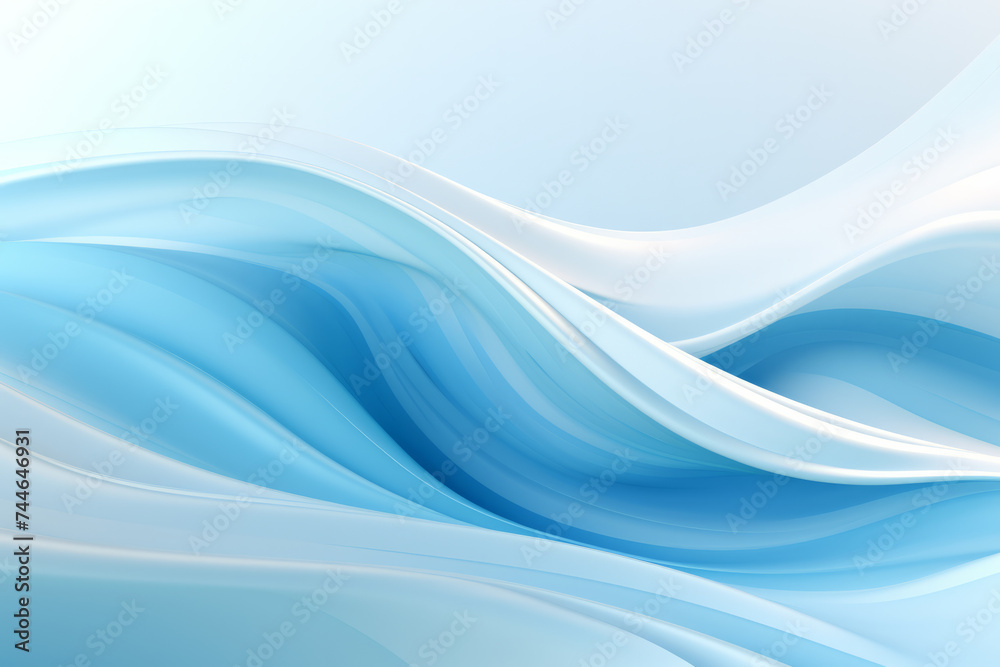 abstract blue wave background