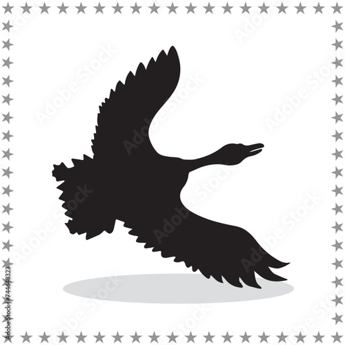 flying goose Silhouette, cute flying goose Vector Silhouette, Cute flying goose cartoon Silhouette, flying goose vector Silhouette, flying goose icon Silhouette, flying goose vector																			