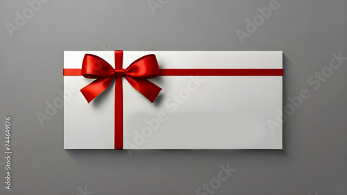 gift box with red ribbon