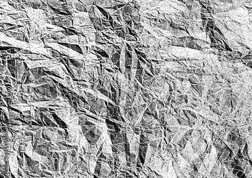 Φωτογραφία Large creased paper texture with a transparent background