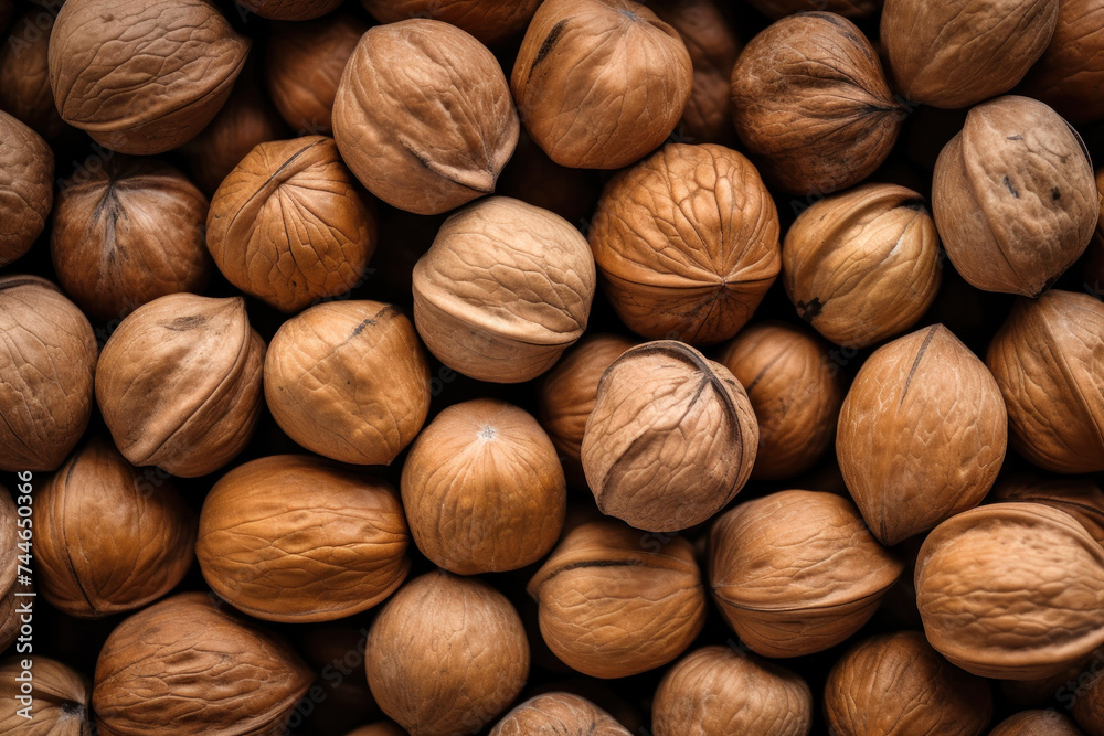 macro texture of nuts nut background