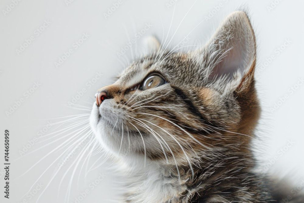 Cute kitten is looking up. I feel soothed and grateful for the cute presence of cats. Cute kitten is looking up. I feel soothed and grateful for the cute presence of cats.