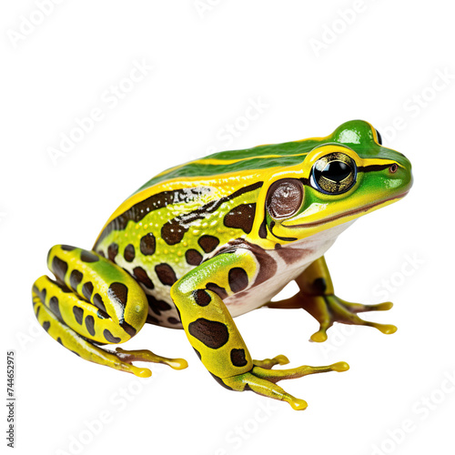 Frog on isolated on transparent or white background