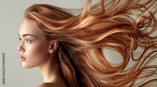 Indulge in our beauty services: expertise in dyeing long hair for women with beautiful hair.