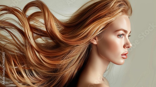 Indulge in our beauty services: expertise in dyeing long hair for women with beautiful hair.