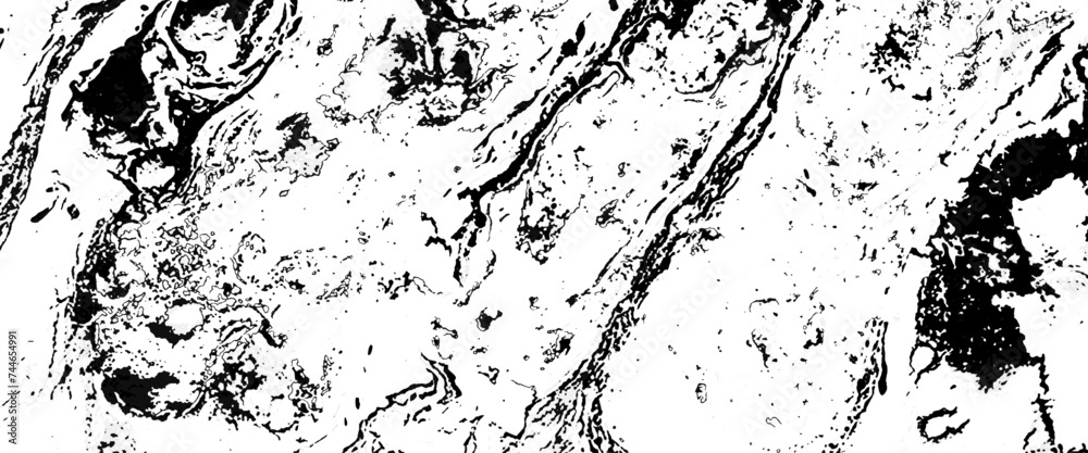 Fototapeta premium Vector marble background black and white grunge texture, black and white grunge texture. distress overlay background.
