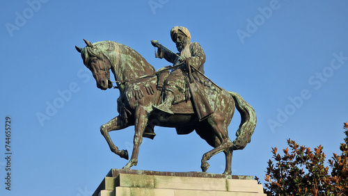 Monument to the heroes of the soldiers, Islamic horseman