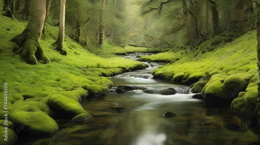 forest in waterfall with beautiful tree forest in waterfall with beautiful tree