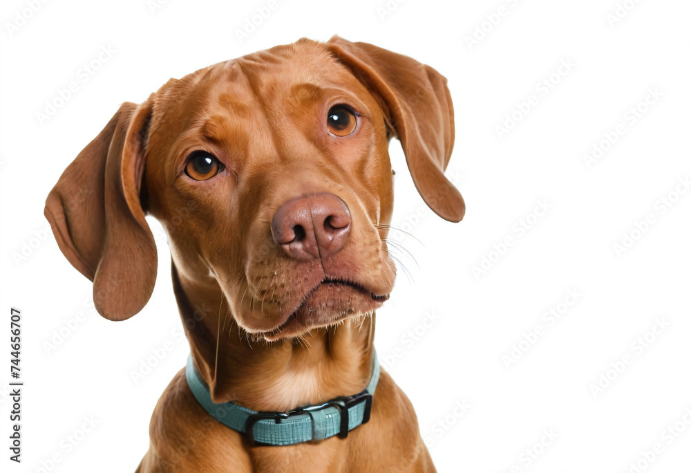 vizsla dog isolated on white vizsla dog isolated on white
