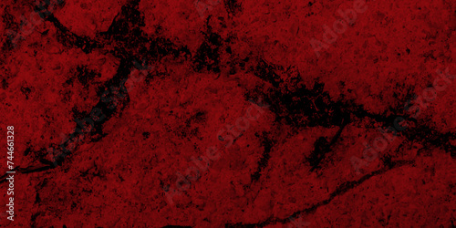 Luxury abstract grunge decorative red dark stucco wall background. Scary wall for background. Dark wall Halloween background concept. Horror texture banner. Black red abstract background. 
