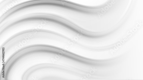 white cloth background abstract with soft waves