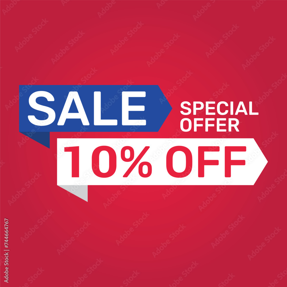 Special offer 10 Percent sale. Banner template design Vector illustration. Special offer 10 Percent sale. Banner template design Vector illustration.