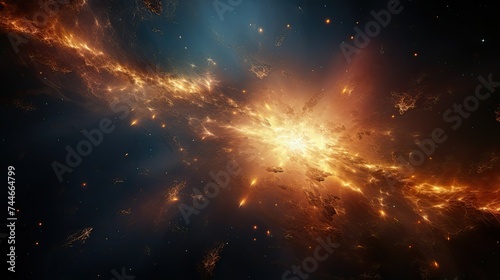Misty Galaxy Cosmos, Constellations, Astronomy Gas, Sunshine in Space, Orbiting Earth Stars