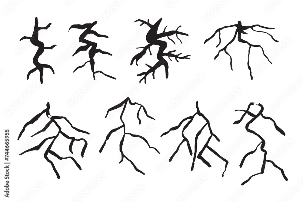 Hand-Drawn Cracks Transformed into Cartoon Vectors
