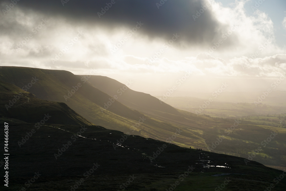 Welsh hills in the late afternoon