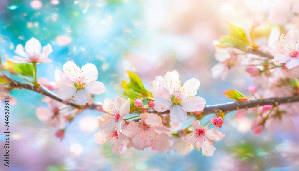 満開の桜 華麗に舞い散る桜の花びら 満開の桜 華麗に舞い散る桜の花びら