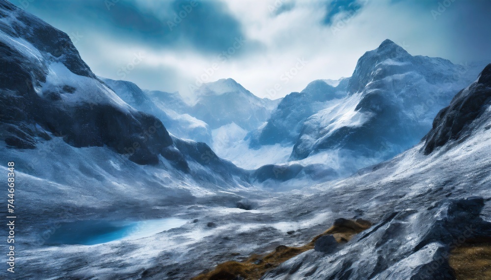 Fototapeta premium landscape in the mountains