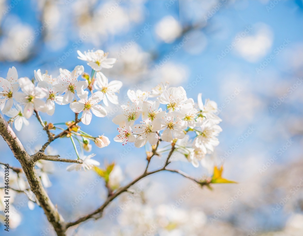 満開の桜  華麗に舞い散る桜の花びら