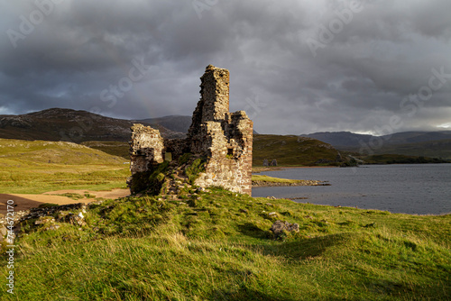 Ardvreck Castle Loch Assynt, Scottish Highlands photo