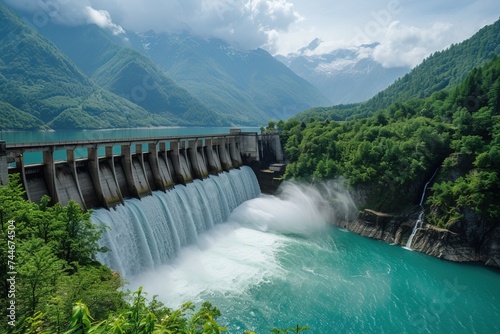 EcoDam Hydro Power Plant: Harnessing Nature's Power for a Green Future