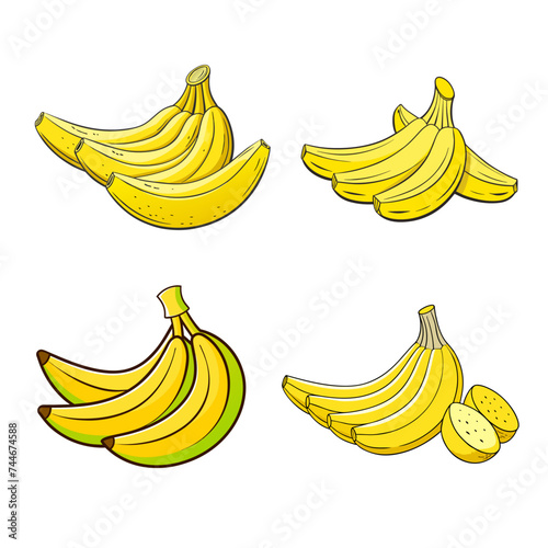 Fresh banana fruits