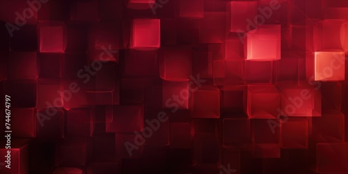 Abstract Burgundy Squares design background